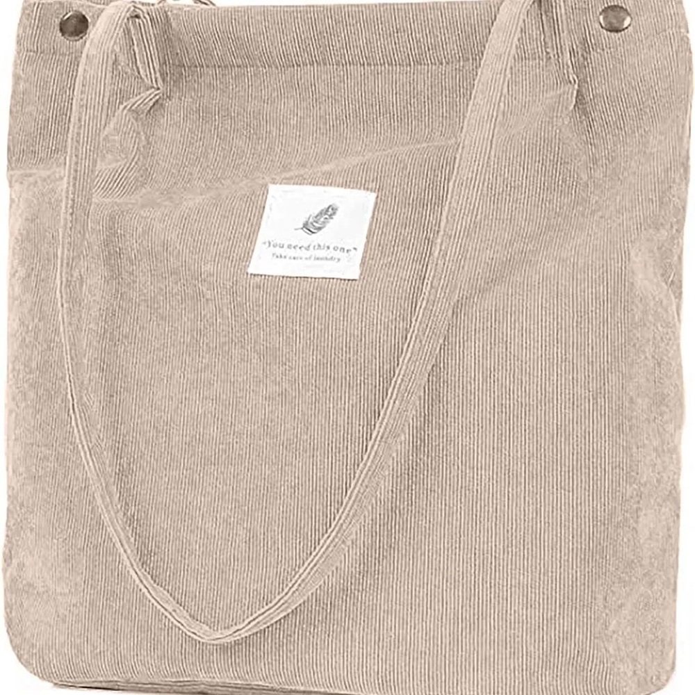 Cordroy Corduroy Purses 2 pack!!  In Beige and Caramel Brown. Med-Large in size